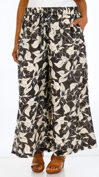 Thumbnail 1: Vince Camuto Plus Pull-On Angled Hem Pants 