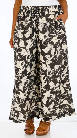 Thumbnail 1: Vince Camuto Plus Pull-On Angled Hem Pants 
