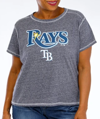 Thumbnail 1: TAMPA BAY RAYS Plus Short Sleeve Tampa Bay Rays Top 