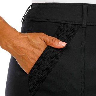 Thumbnail 3: Soho Plus Pull-On Crochet Trim Capris 