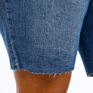 Thumbnail 3: Royalty Plus Relaxed Hem Denim Bermuda Shorts 