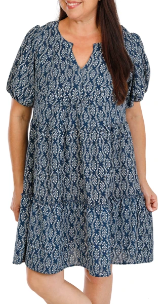 Thumbnail 1: Lucky Brand Plus Short Sleeve Airflow Dress 