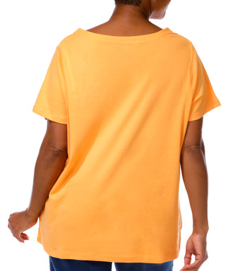 Thumbnail 4: Coral Bay Plus Short Sleeve Sweetheart Neck Top 
