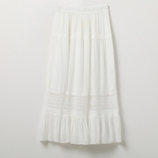 Thumbnail 1: Kings Road Women's Gauze Crochet Midi Skirt 