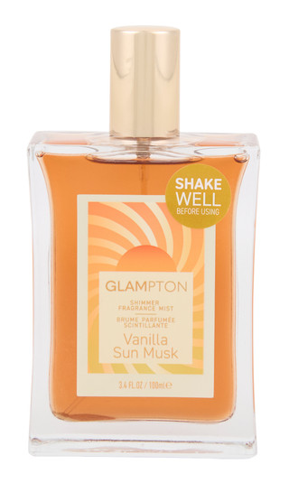 Thumbnail 1: Glampton 3.4 oz Vanilla Sun Musk Shimmer Fragrance Mist for Her 