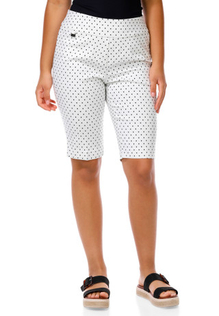 Thumbnail 1: Philosophy Women's Polka Dot Comfort Stretch Bermuda Shorts 