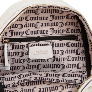 Thumbnail 3: Juicy Couture Dual Zipper Tonal Print Quilted Backpack with Card Purse 
