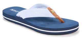 Thumbnail 1: Nautica Women's Stripe Print Flip Flops  