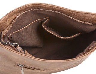 Thumbnail 3: DS Fashion Faux Leather Crossbody with Guitar Strap & Tassel 