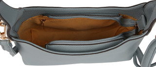Thumbnail 2: DS Fashion Crossbody Zippered Hobo with Handle & Strap 