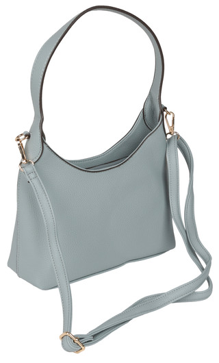 Thumbnail 3: DS Fashion Crossbody Zippered Hobo with Handle & Strap 