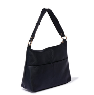 Thumbnail 2: DS Fashion Faux Leather Satchel with Whipstitch Detail  