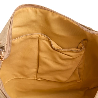 Thumbnail 2: DS Fashion Faux Leather Satchel with Whipstitch Detail  