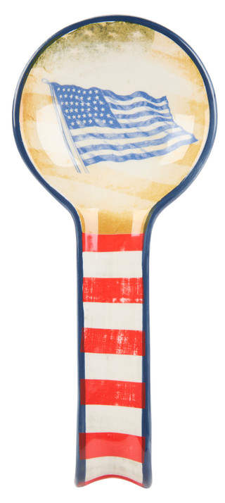 Thumbnail 1: Home Essentials 12 in Americana Spoon Rest 