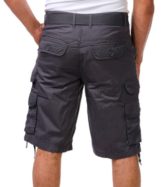 Thumbnail 2: ECKO Men's Solid Cargo Shorts  
