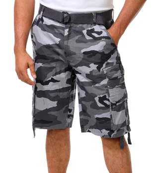 Thumbnail 1: ECKO Men's Solid Cargo Shorts  