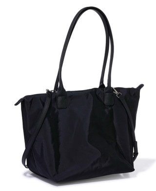 Thumbnail 2: Madden Girl Tote with Handles & Detachable Strap & Chain Bling 