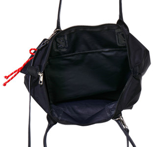 Thumbnail 4: Madden Girl Tote with Handles & Detachable Strap & Chain Bling 