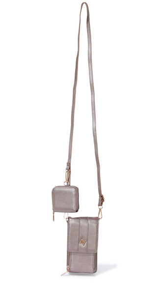 Thumbnail 1: ADRIENNE VITTADINI Crossbody Phone Case with Zippered Pocket & Coin Purse 