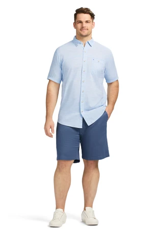 Thumbnail 3: IZOD Men's Dockside Short Sleeve Chambray 
