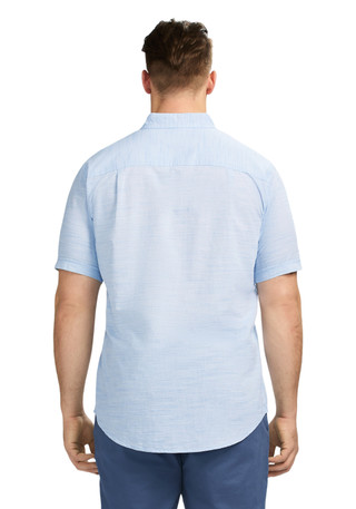 Thumbnail 2: IZOD Men's Dockside Short Sleeve Chambray 