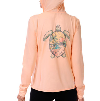 Thumbnail 1: Salt Life Women's Long Sleeve Performance Hoodie Top 