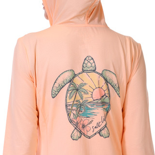 Thumbnail 2: Salt Life Women's Long Sleeve Performance Hoodie Top 