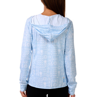 Thumbnail 2: Salt Life Women's Long Sleeve Performance Hoodie Top 