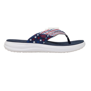 Thumbnail 5: Hey Dude Mens Americana Finn Flip Flop Sandals 