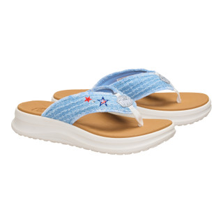 Thumbnail 5: Hey Dude Womens Americana Tide Flip Flop Sandals 