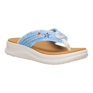 Thumbnail 1: Hey Dude Womens Americana Tide Flip Flop Sandals 