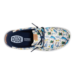 Thumbnail 4: Hey Dude Mens Wally Island Time Casual Shoes 