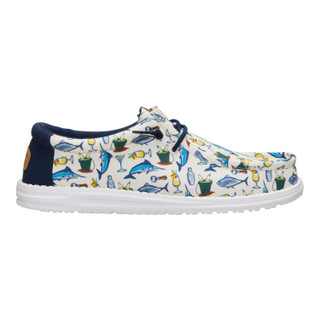 Thumbnail 7: Hey Dude Mens Wally Island Time Casual Shoes 