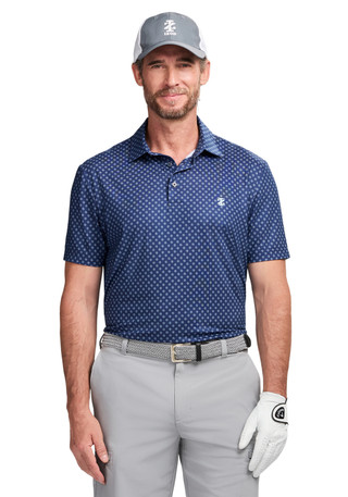 Thumbnail 1: Izod Golf Men's Fashion Printed Polo Shirt 