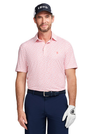 Thumbnail 1: Izod Golf Men's Fashion Printed Polo Shirt 