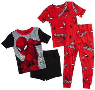 Thumbnail 1: Marvel Little Boys 4 Pc Spider-Man Pajama Set 