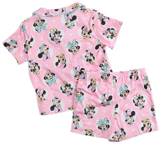 Thumbnail 2: Disney Toddler Girls 2 Pc Minnie Mouse Pajama Shorts Set 