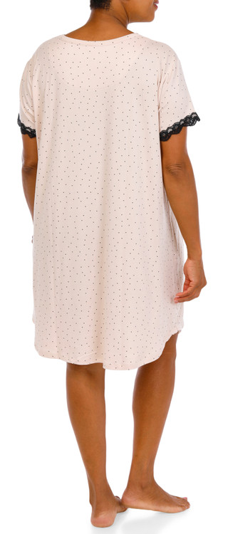 Thumbnail 2: Flora by Flora Nikrooz Women's Plus Toile Lace Sleeve Nightgown  