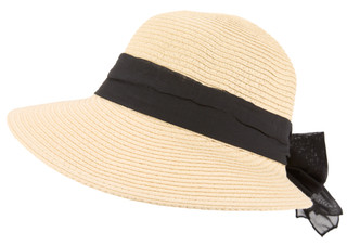 Thumbnail 1: MADD HATTER Women's Satin Band Face Framer Sun Hat 