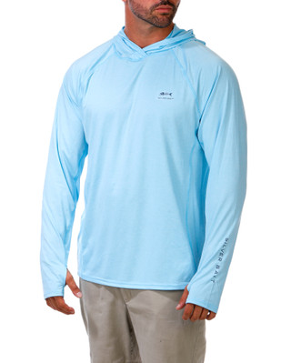 Thumbnail 1: SILVER BAIT Men's Outdoor Hooded Knit Performance Shirt 