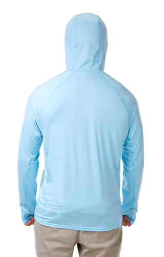 Thumbnail 2: SILVER BAIT Men's Outdoor Hooded Knit Performance Shirt 