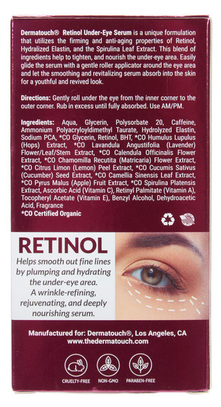 Thumbnail 2: Dermatouch 1.6 oz Retinol Under Eye Roller Serum  