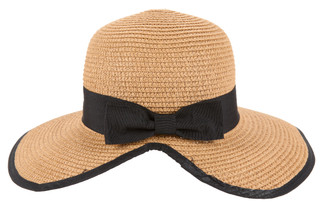 Thumbnail 3: LUCIANA Women's Black Band Face Framer Sun Hat 