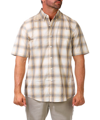 Thumbnail 1: Wrangler Men's Short Sleeve Plaid Button Down Shirt 
