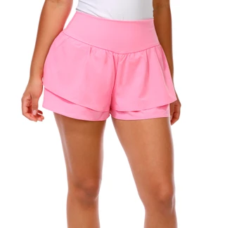 Thumbnail 2: Yogalicious Women's Active Lightstreme Flirty 2-in-1 Shorts  