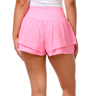 Thumbnail 6: Yogalicious Women's Active Lightstreme Flirty 2-in-1 Shorts  