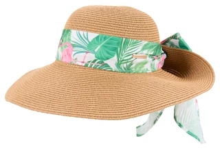 Thumbnail 1: Catherine Malandrino Women's Palm Band Face Framer Sun Hat 
