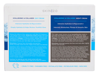 Thumbnail 2: Skin 2.0 2 Pk Hyaluronic & Collagen Day & Night Creams  