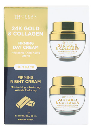 Thumbnail 1: Clear Beauty 24K Gold & Collagen Day & Night Cream 