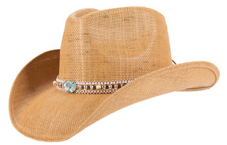 Thumbnail 1: CG New York Cowgirl Beach Bling Hat 
